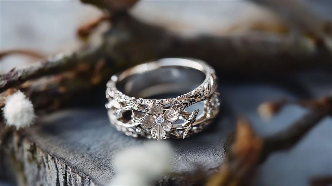 Vielsesringe i hvidguld: Elegance og tidens løft