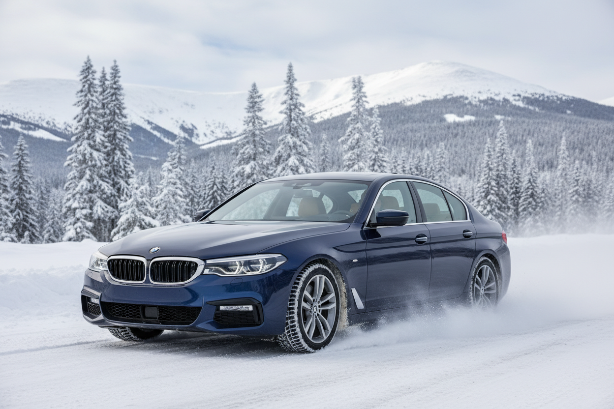 BMW Vinterdæk: Sikkerhed og Ydeevne gennem Vinteren